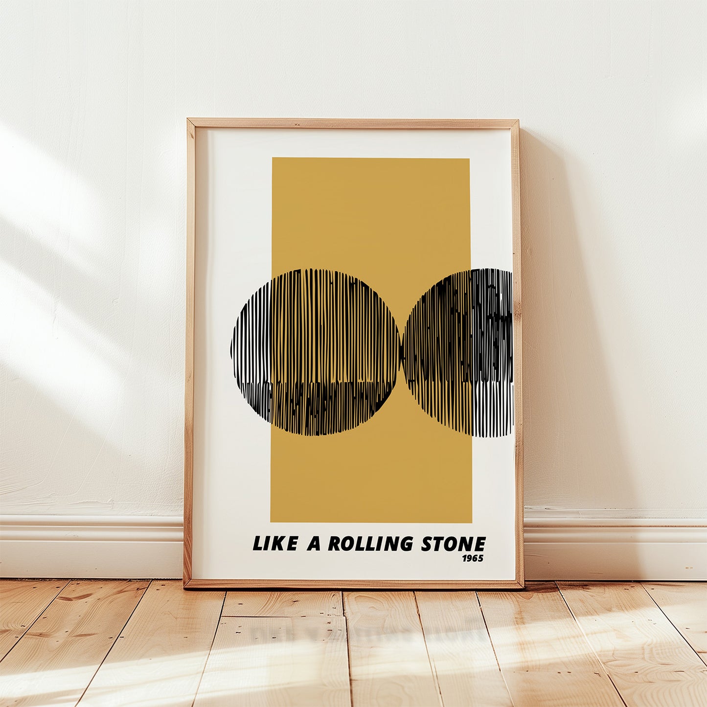 Like a rolling stone Giclée retro Art Print
