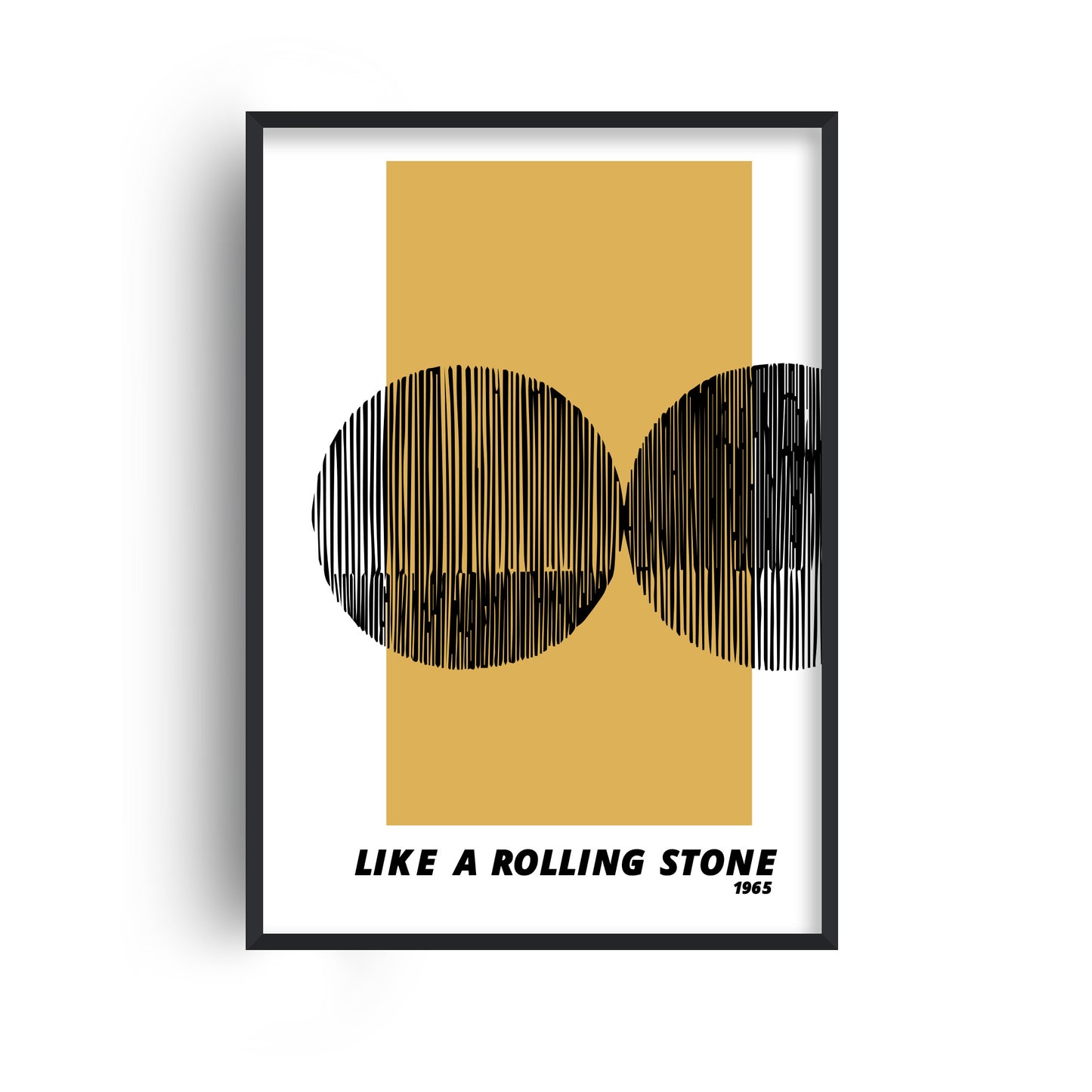 Like a rolling stone Giclée retro Art Print