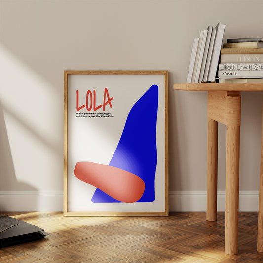 Lola The Kinks Abstract Music Giclée Art Print