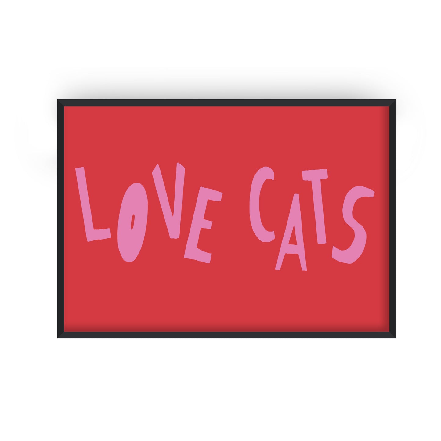 Love Cats Retro Music Giclée Art Print