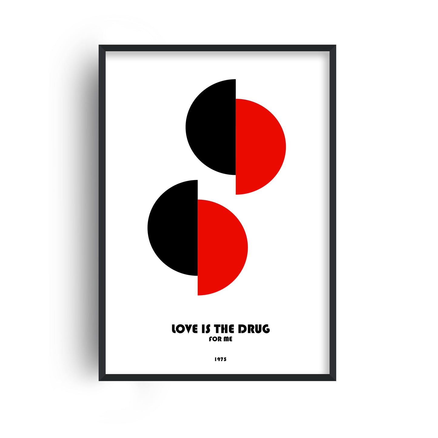 Love Is The Drug For Me Giclée retro Art Print
