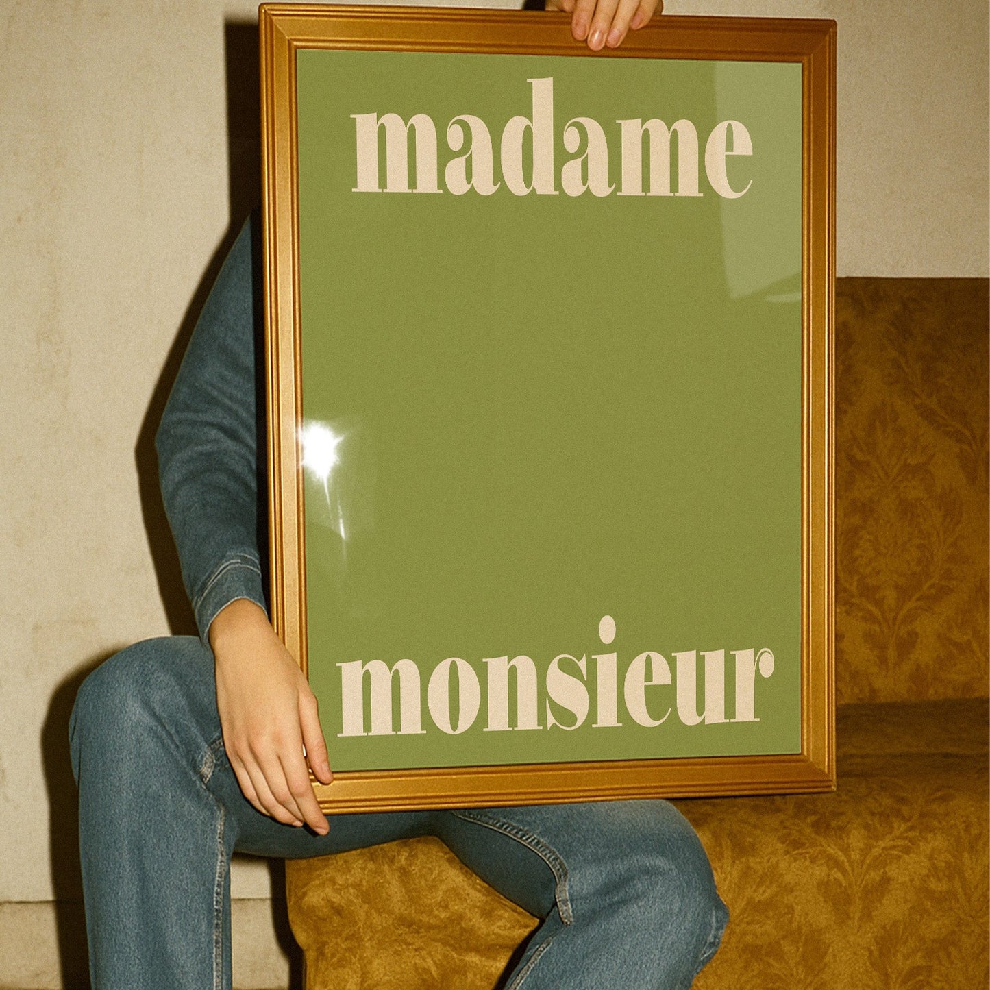 Madame Monsieur French Retro Giclée Art Print