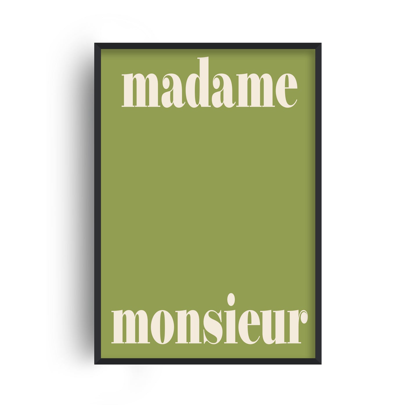 Madame Monsieur French Retro Giclée Art Print