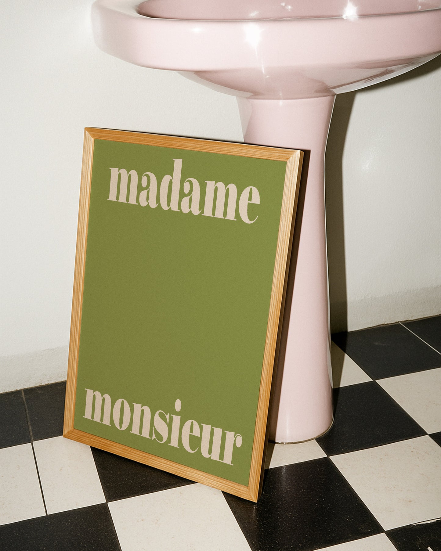 Madame Monsieur French Retro Giclée Art Print