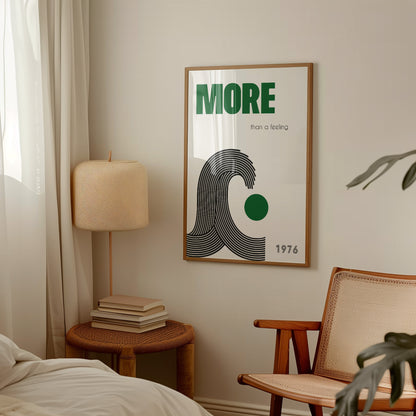 More than a feeling abstract Giclée retro Art Print
