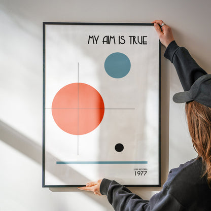 My aim is true abstract Giclée retro Art Print