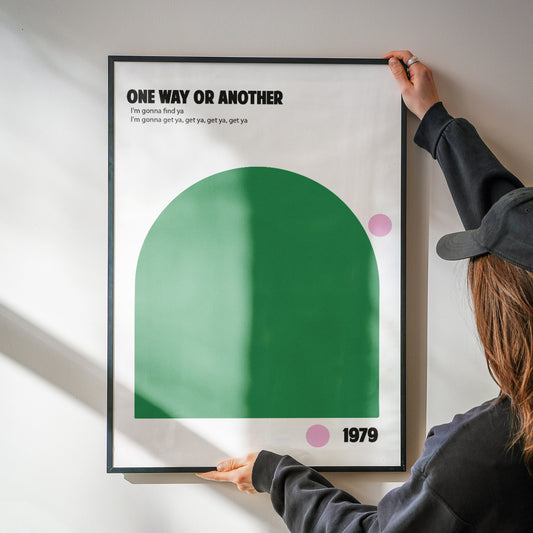 One Way Or Another Blondie Music Inspired Giclée Art Print