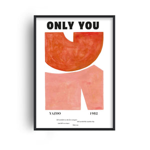 Only You 1980s music Inspired Giclée Art Print
