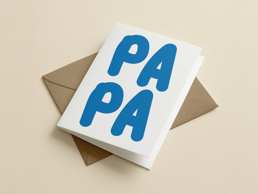 Papa Fathers Day Greetings Card