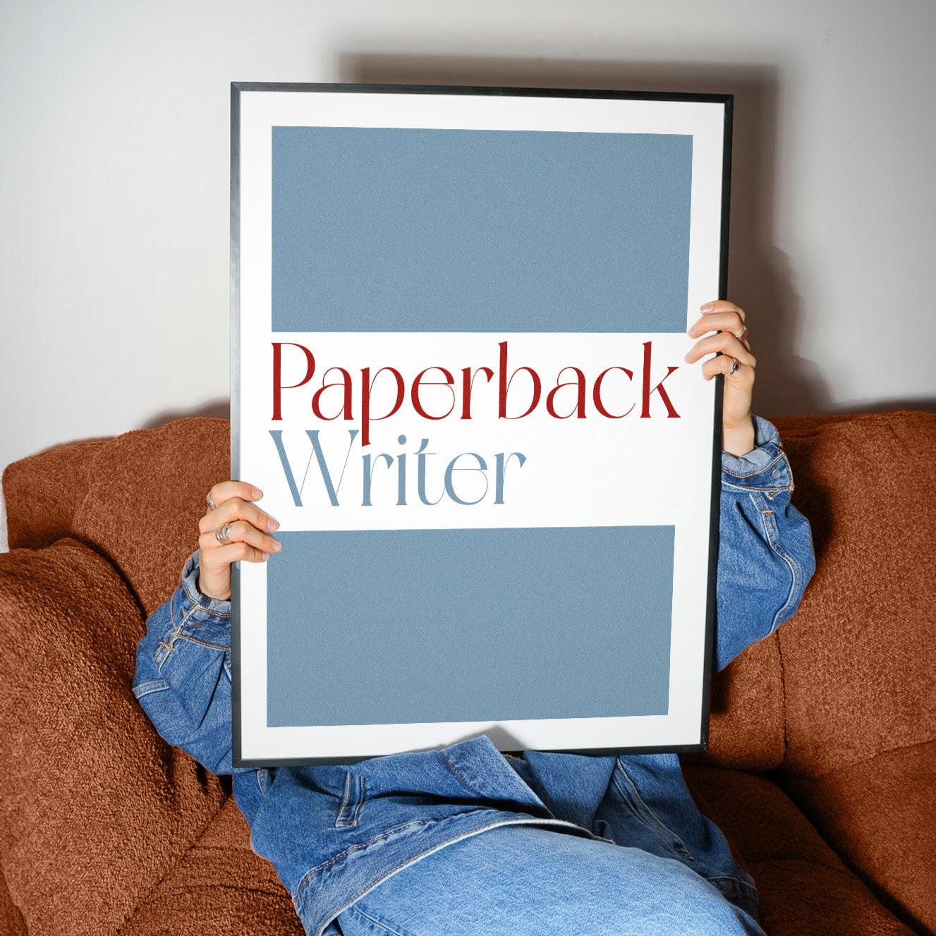 Paperback Writer Retro Music Book Giclée Art Print