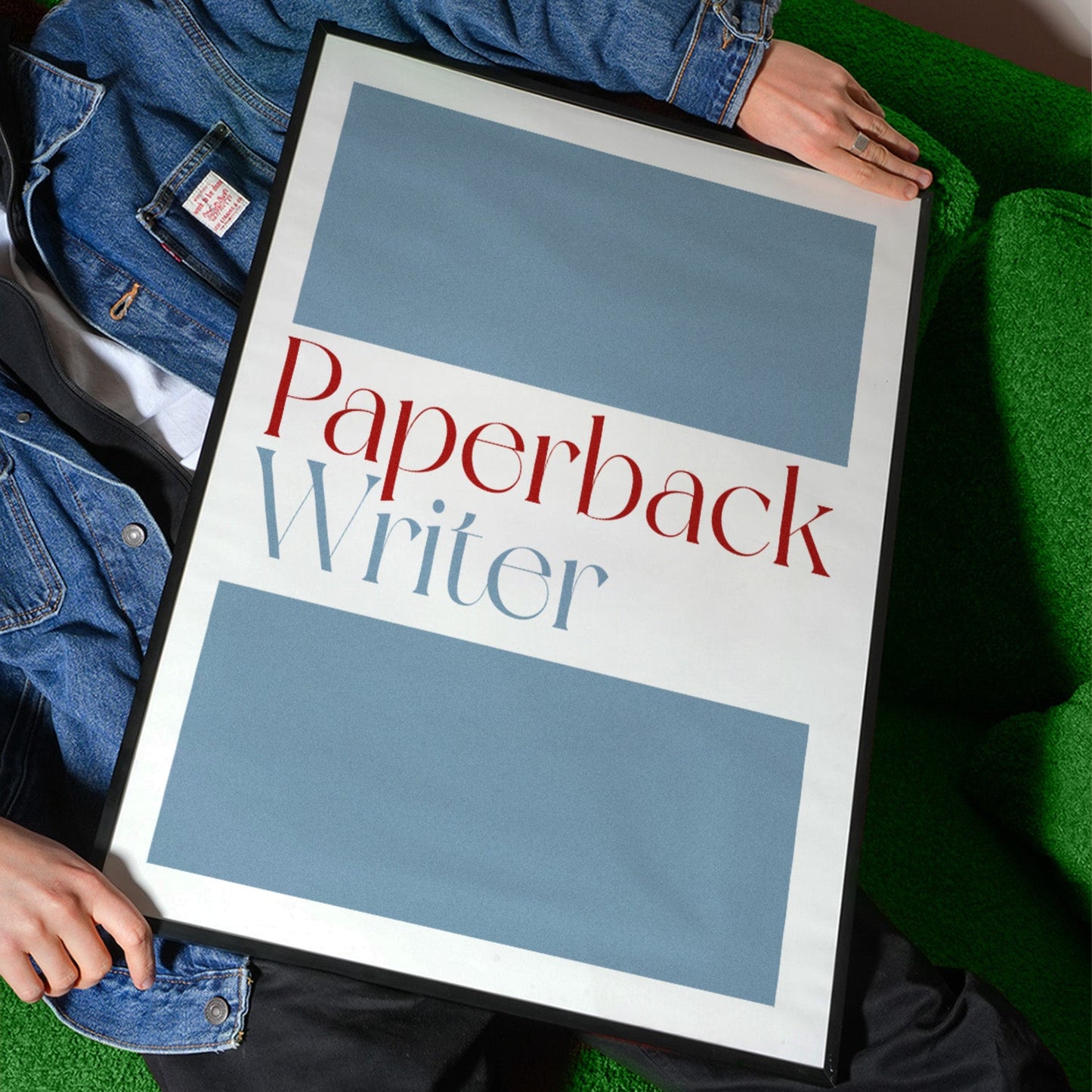 Paperback Writer Retro Music Book Giclée Art Print