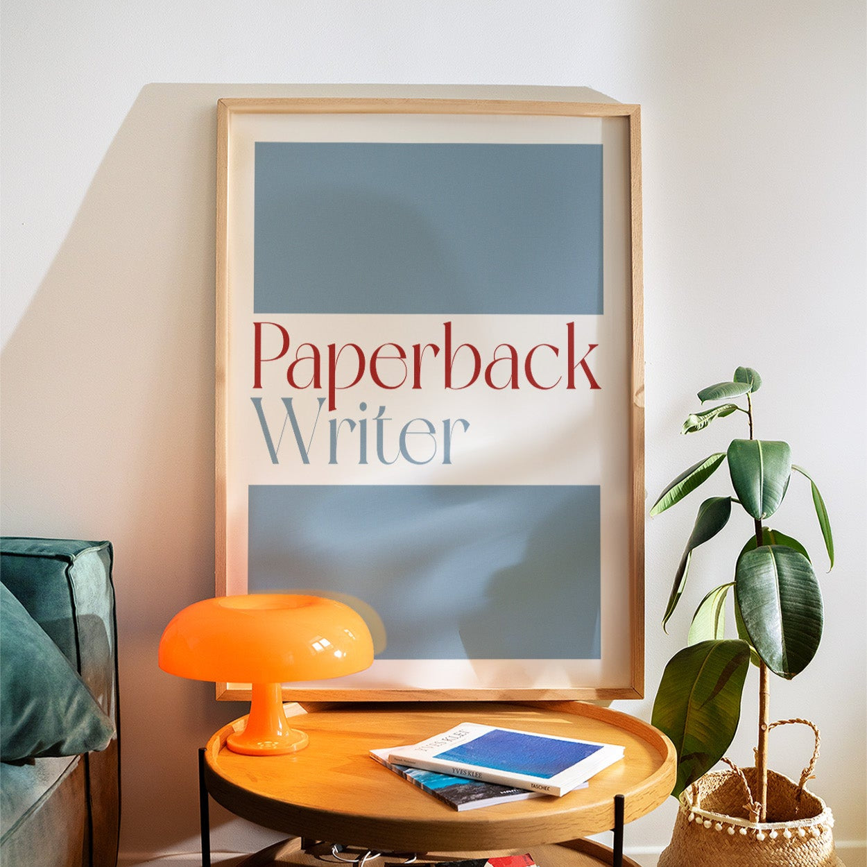 Paperback Writer Retro Music Book Giclée Art Print