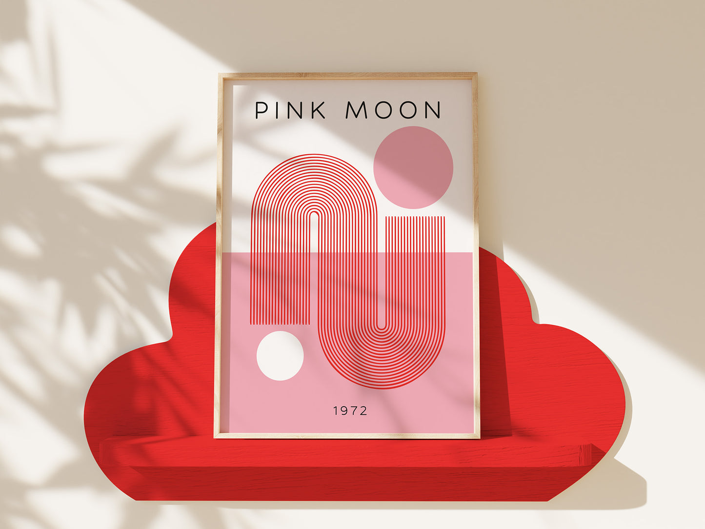 Pink Moon Music Inspired Giclée Art Print
