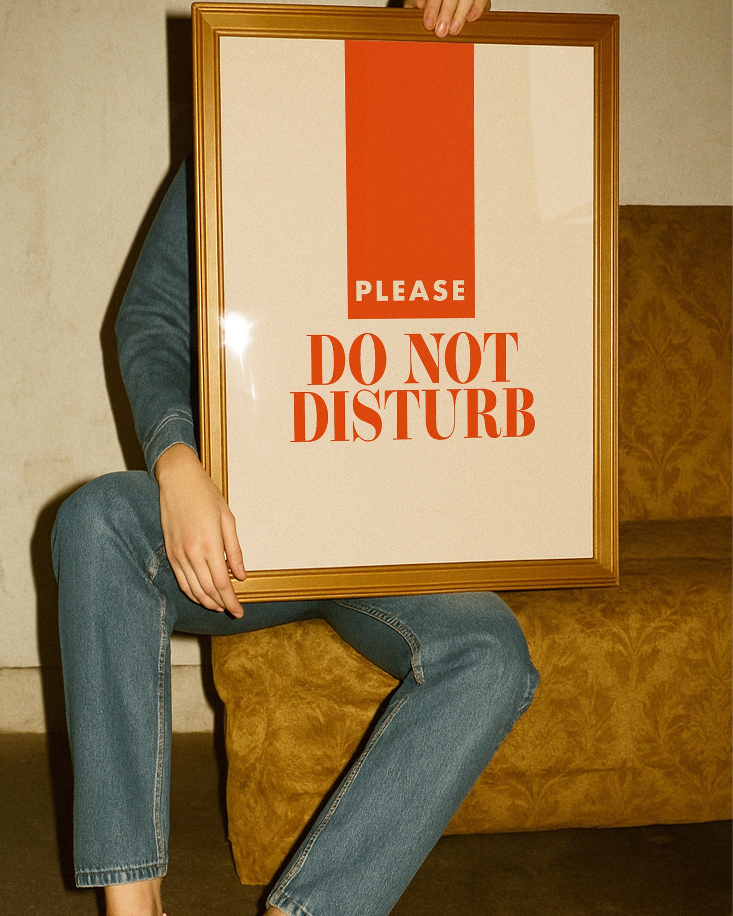 Do not disturb Retro Giclée Art Print