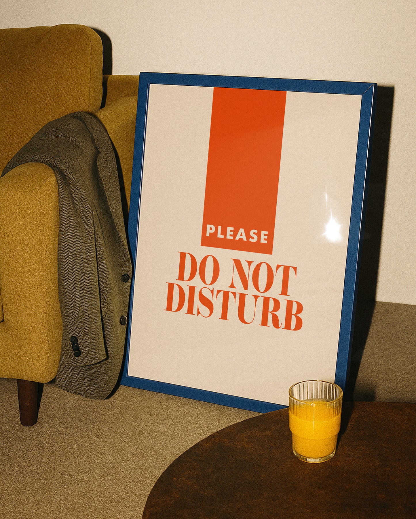 Do not disturb Retro Giclée Art Print