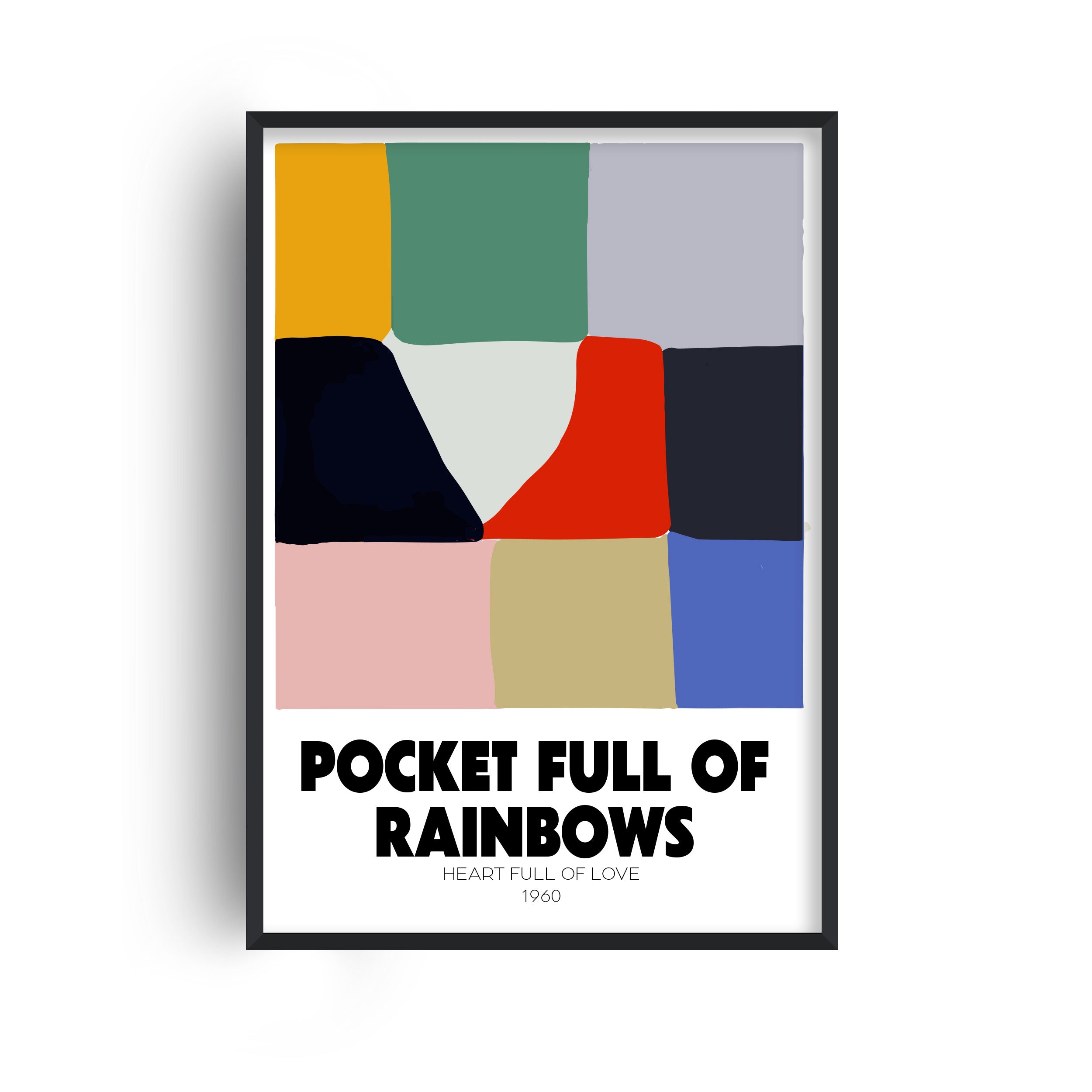 Pocket Full Of Rainbows Retro Music Giclée Art Print