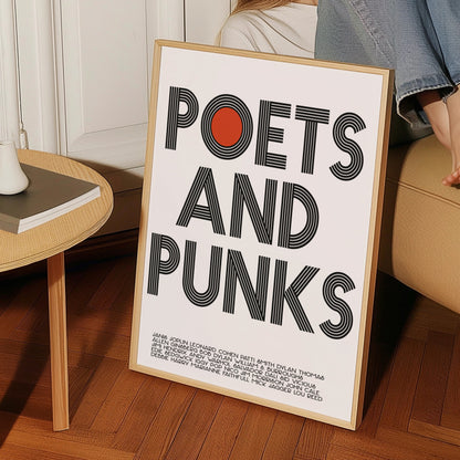 SECONDS SALE Poets And Punks Giclée Art Print