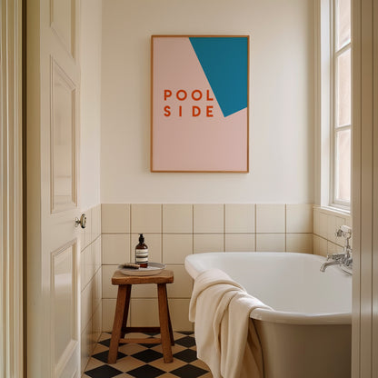 SECONDS SALE Pool Side Giclée Art Print