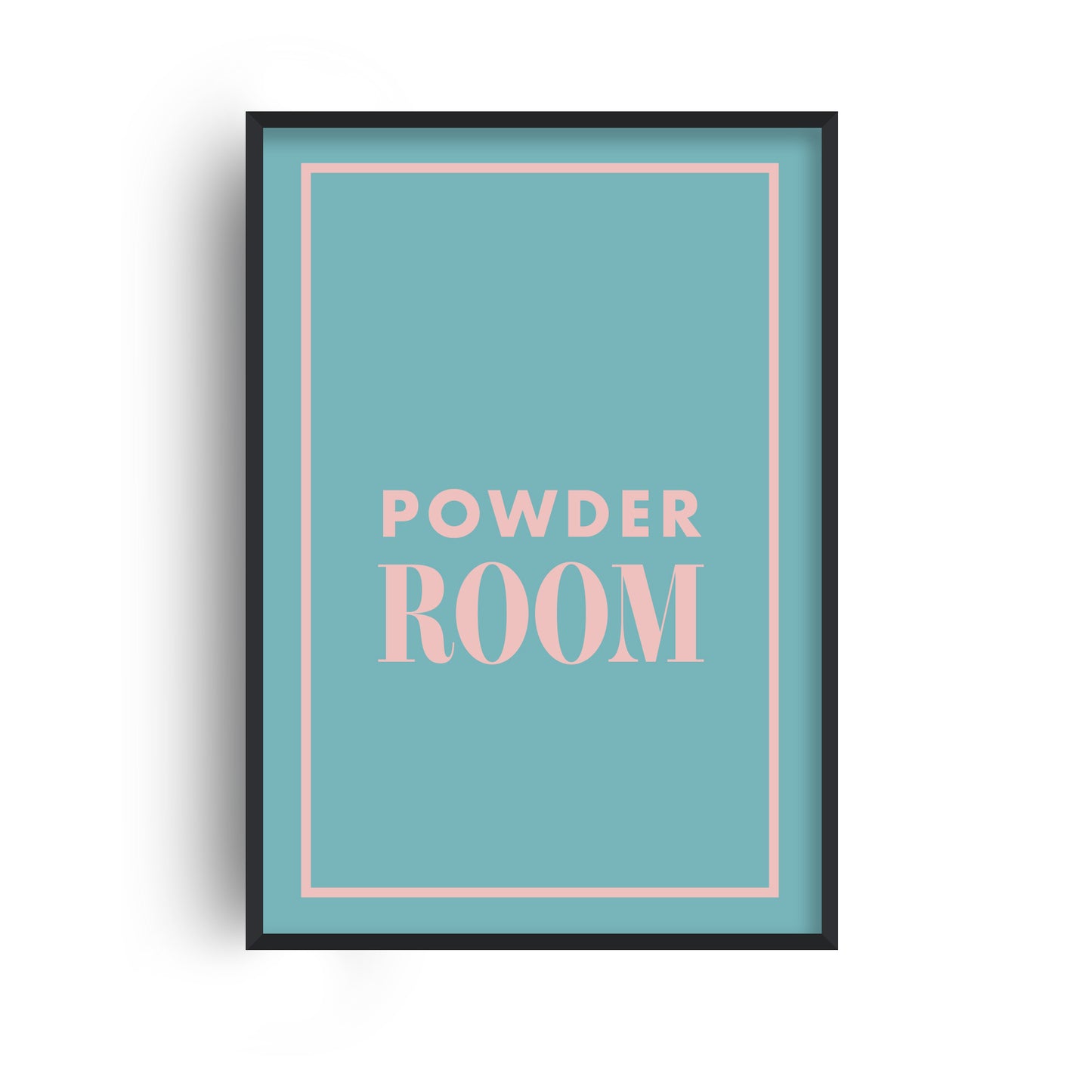 Powder Room Retro Giclée Art Print