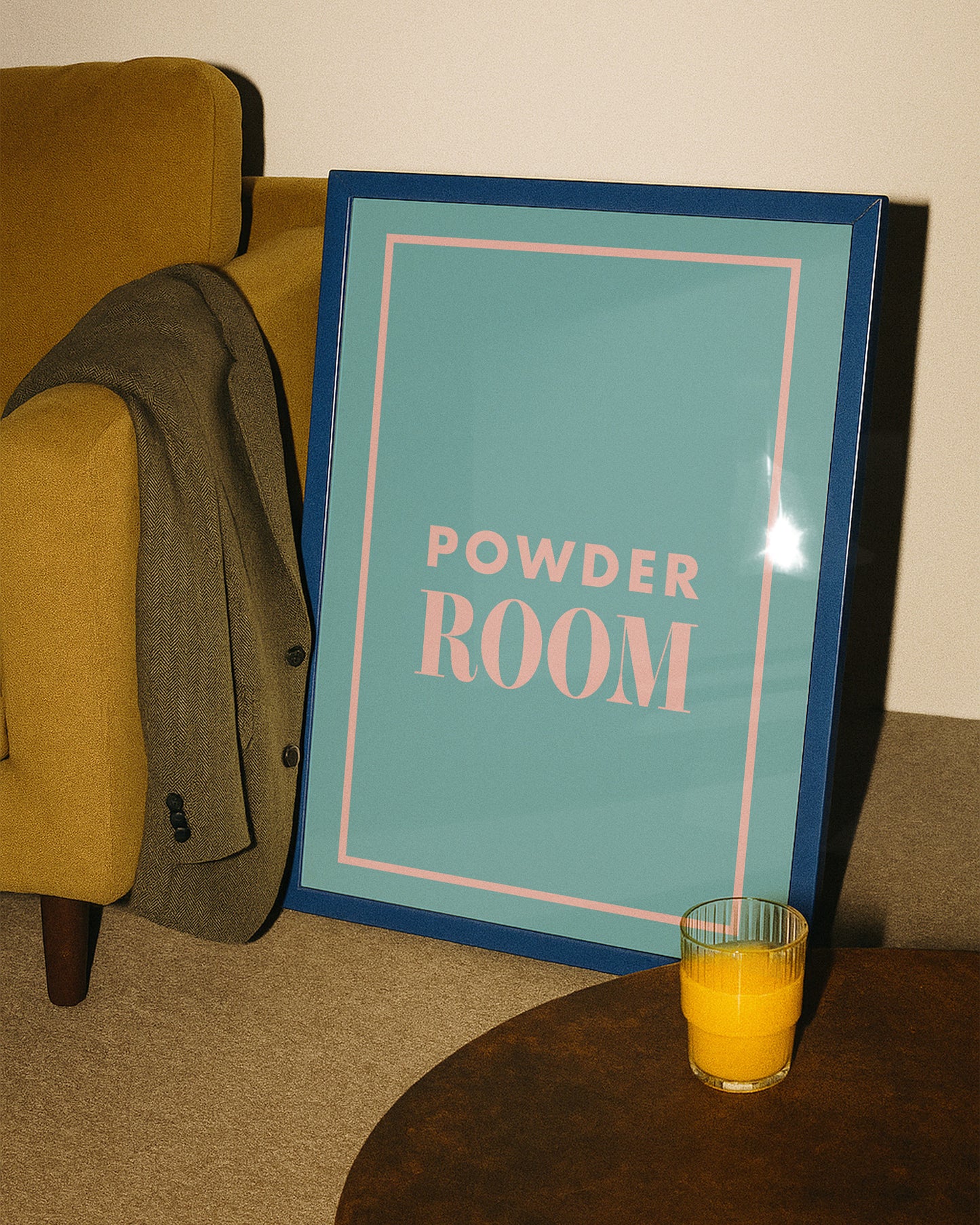 Powder Room Retro Giclée Art Print