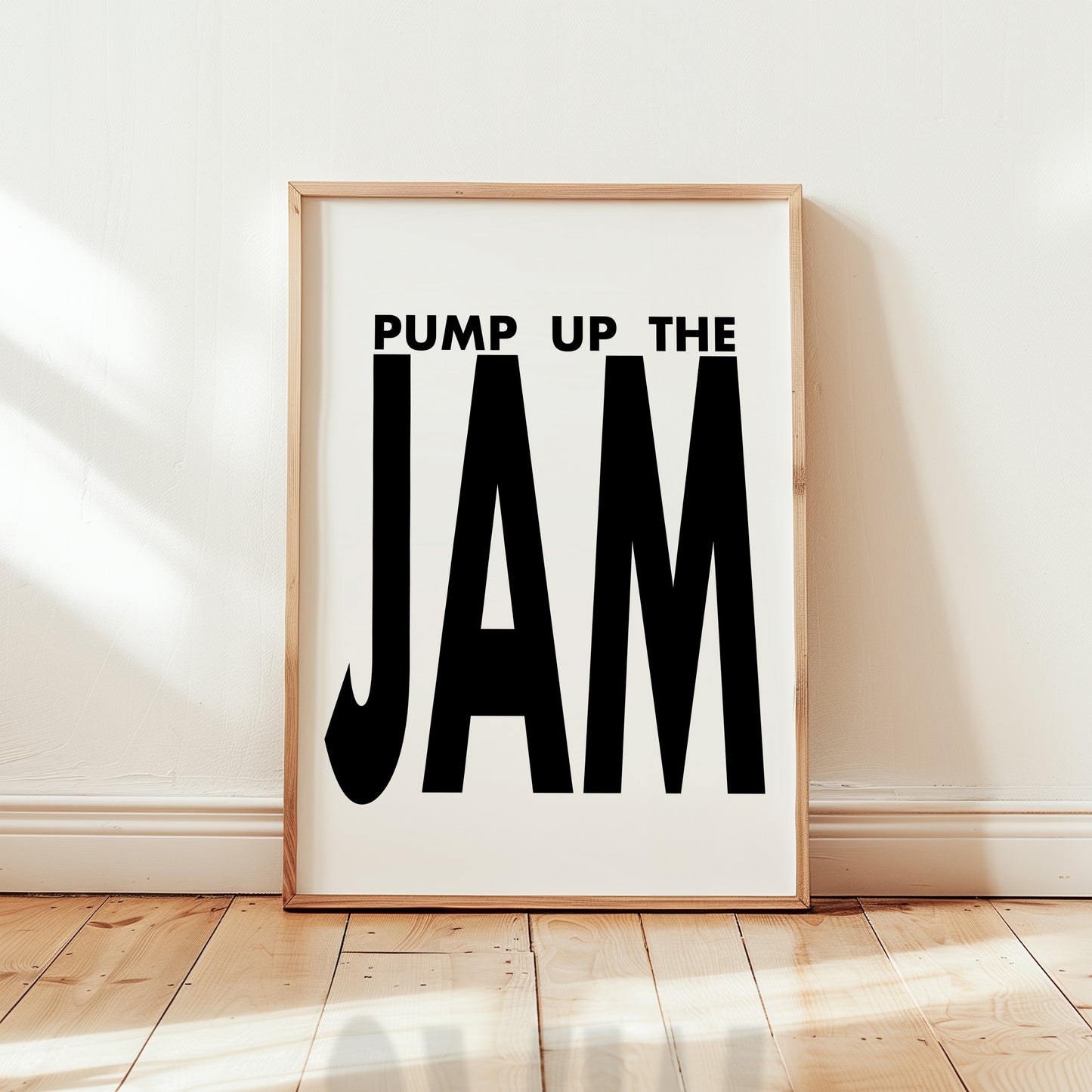Pump Up The Jam Retro Music Giclée Art Print