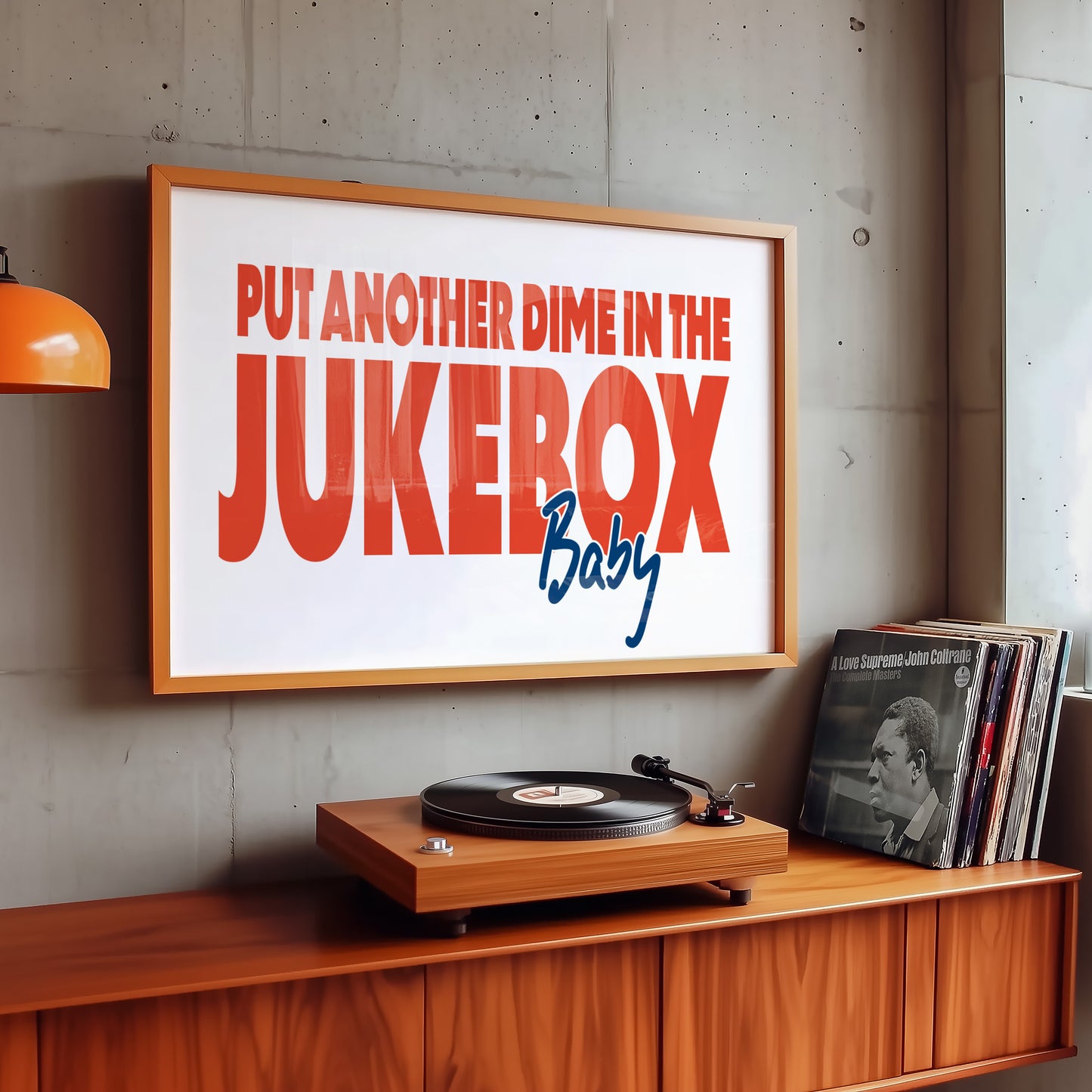 Another Dime Retro Music Giclée Art Print