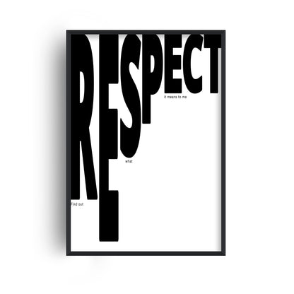 Respect Retro Music Giclée Art Print