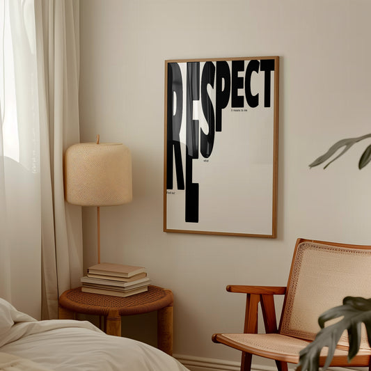 Respect Retro Music Giclée Art Print