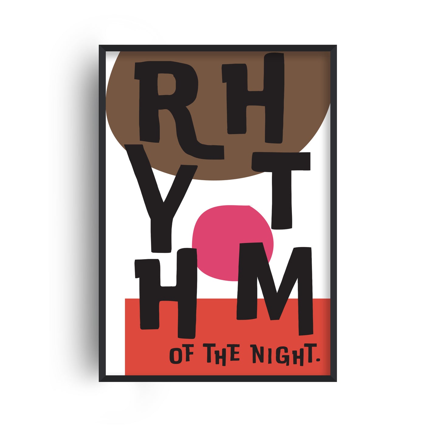 Rhythm Of The Night Retro Music Giclée Art Print