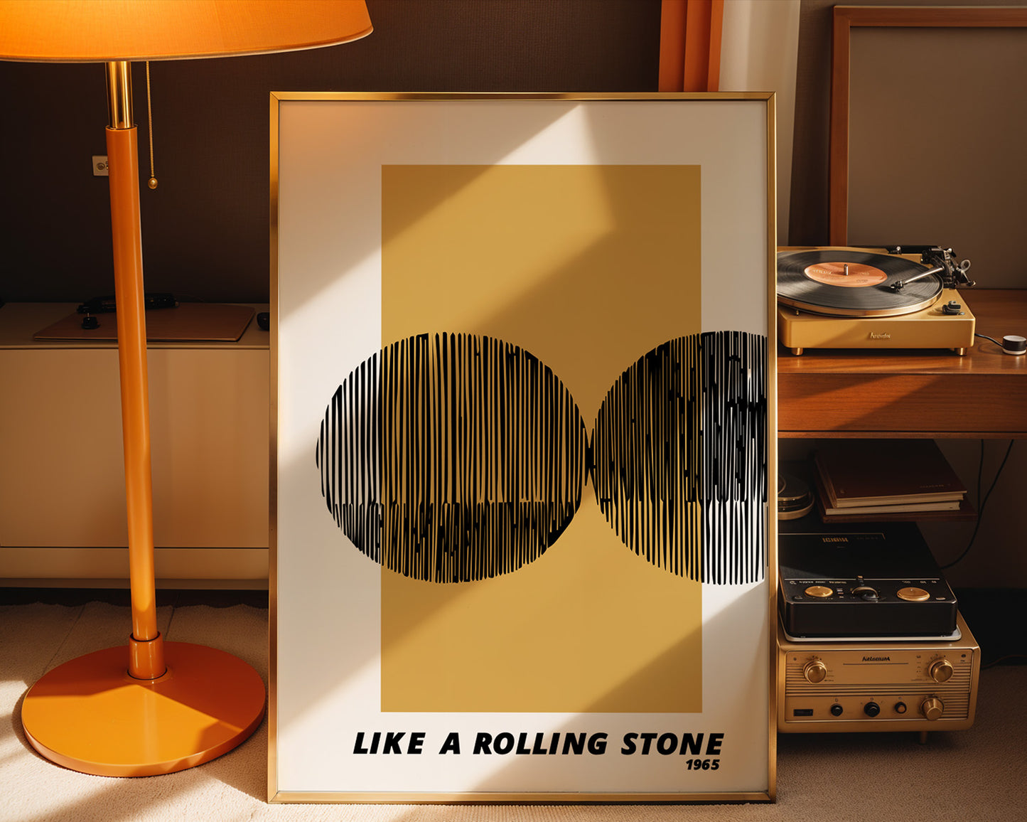Like a rolling stone Giclée retro Art Print