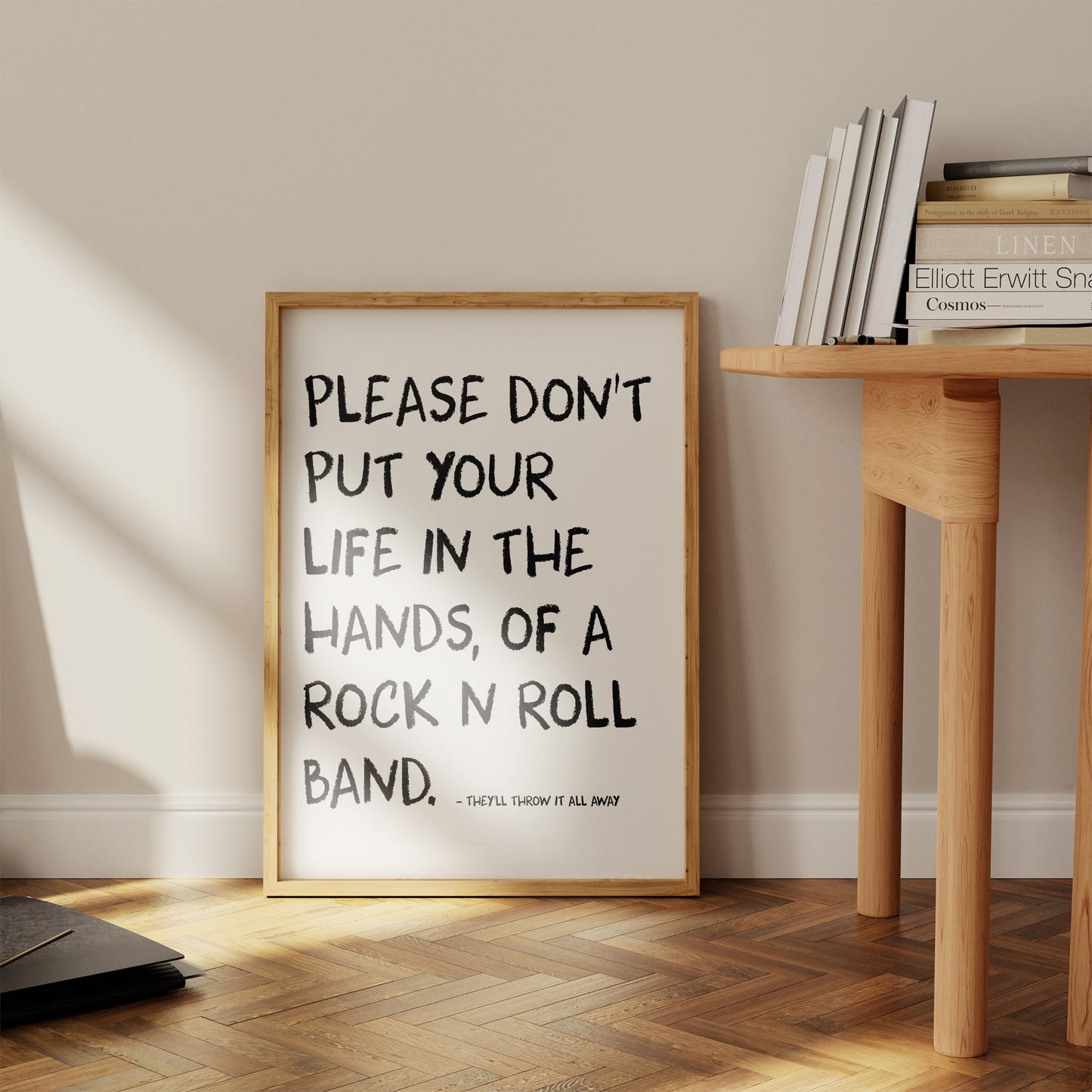 Rock n Roll Band Retro Giclée Art Print