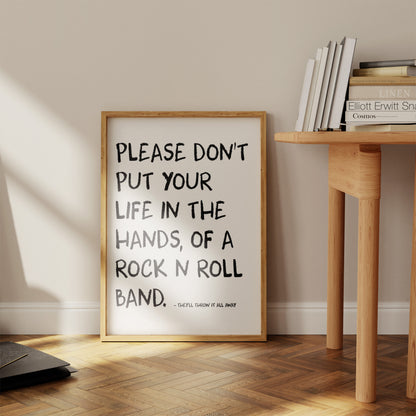 Rock n Roll Band Retro Giclée Art Print