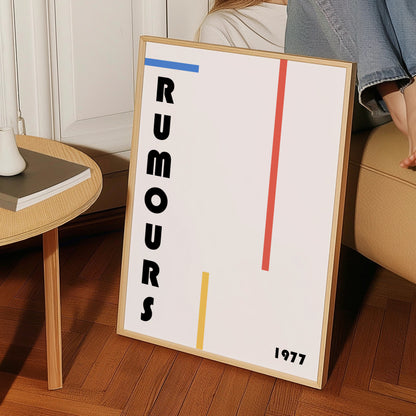 Rumours Giclée retro Art Print