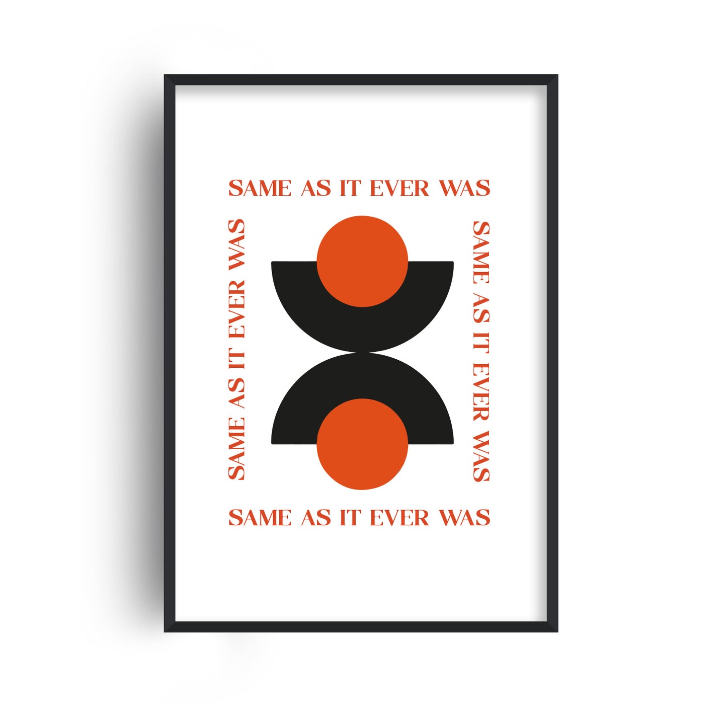 Same As It Ever Was Abstract Music Giclée Art Print