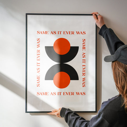 Same As It Ever Was Abstract Music Giclée Art Print