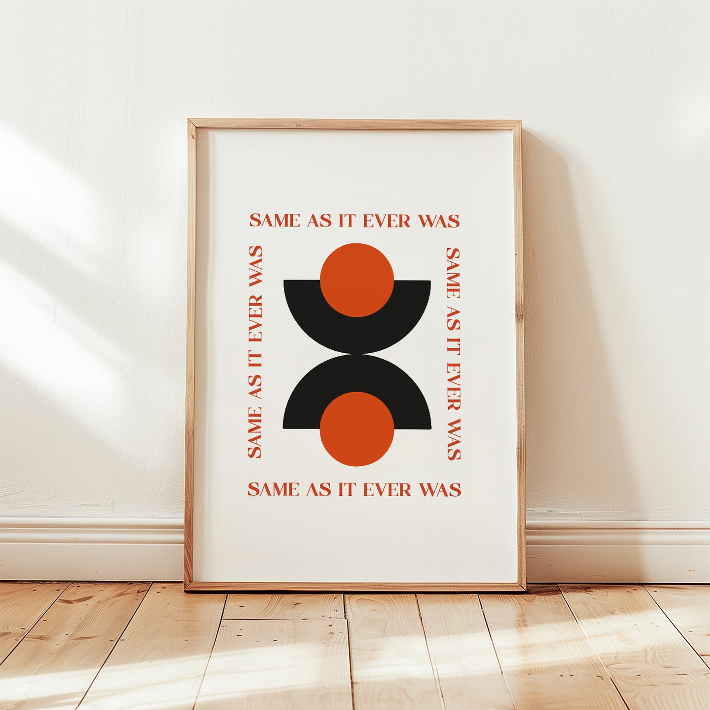 Same As It Ever Was Abstract Music Giclée Art Print