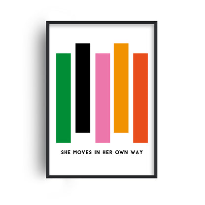 She Moves In Her Own Way Giclée Art Print