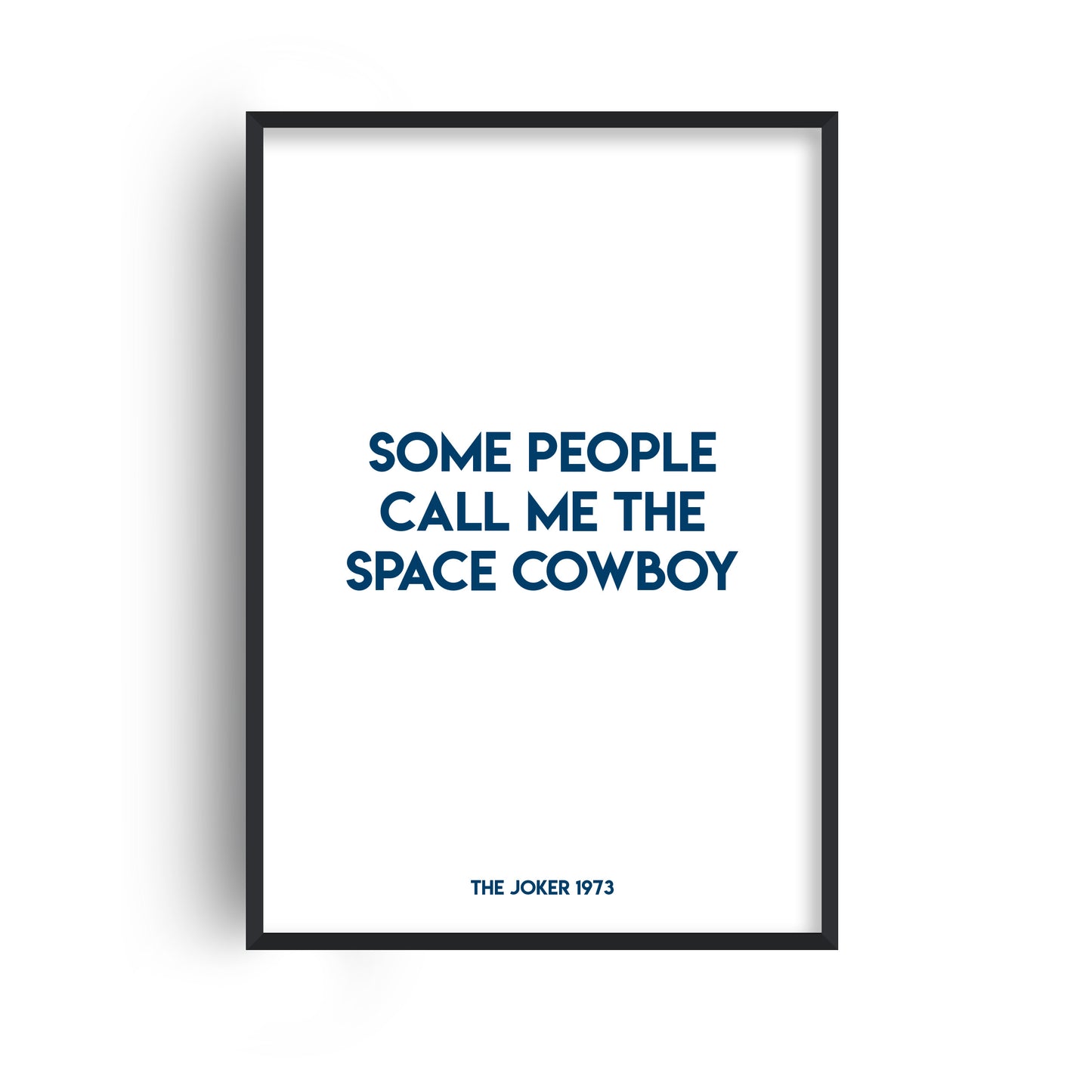 Space cowboy Giclée retro Art Print