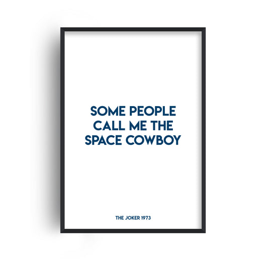 Space cowboy Giclée retro Art Print