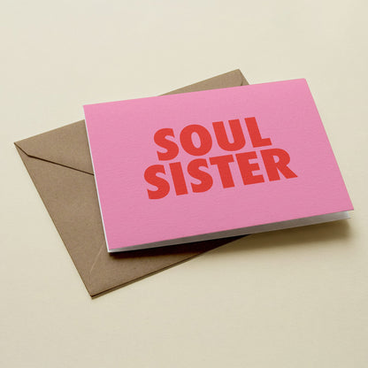 Soul Sister Playful Greetings Card