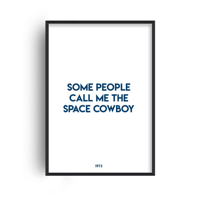 Space cowboy Giclée retro Art Print