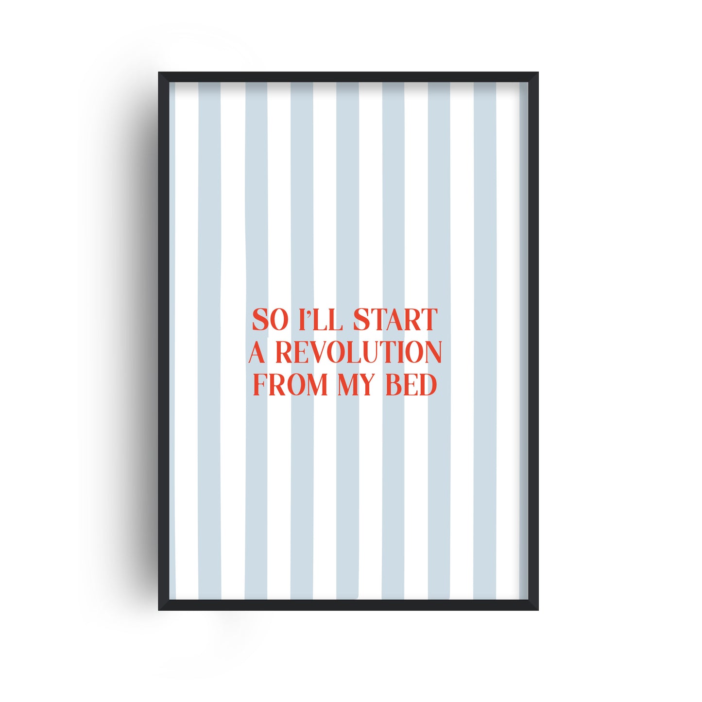 Start A Revolution From My Bed Oasis Retro Music Giclée Art Print