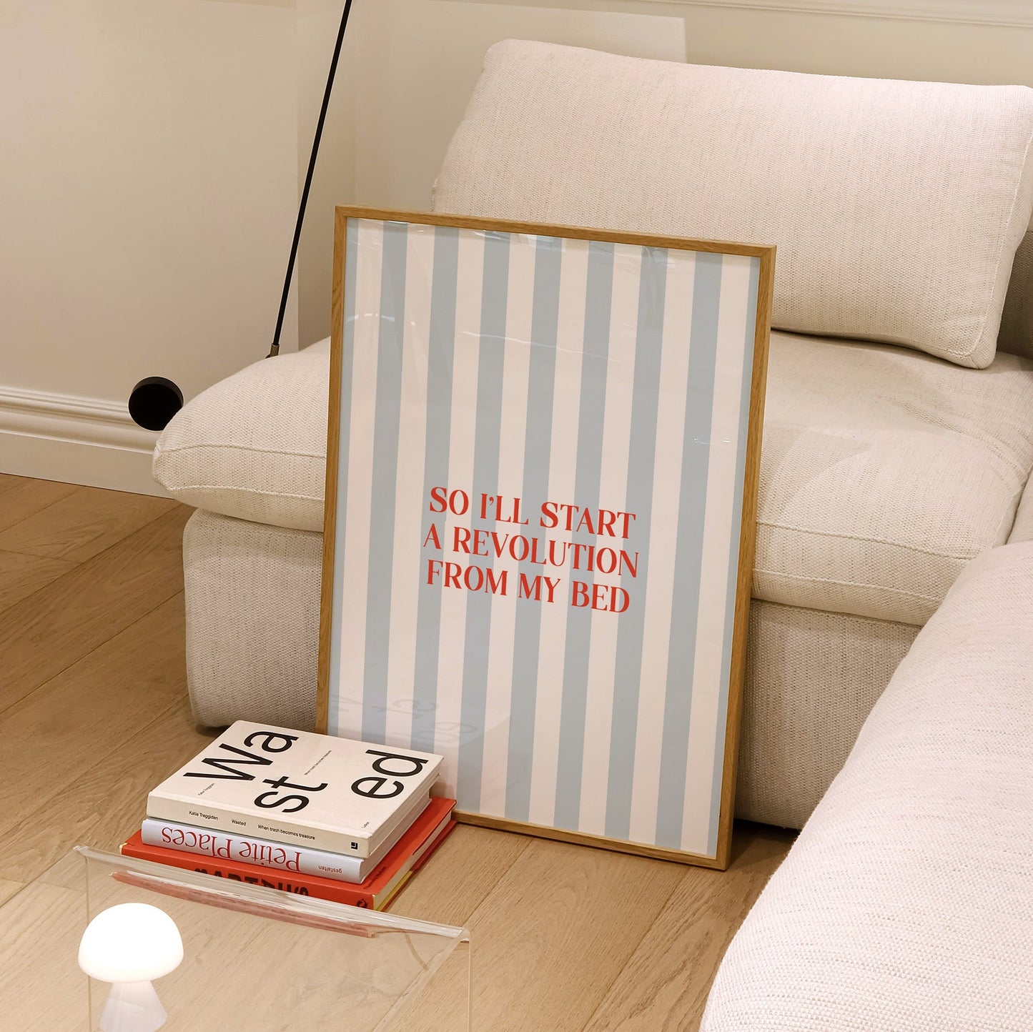 Start A Revolution From My Bed Oasis Retro Music Giclée Art Print