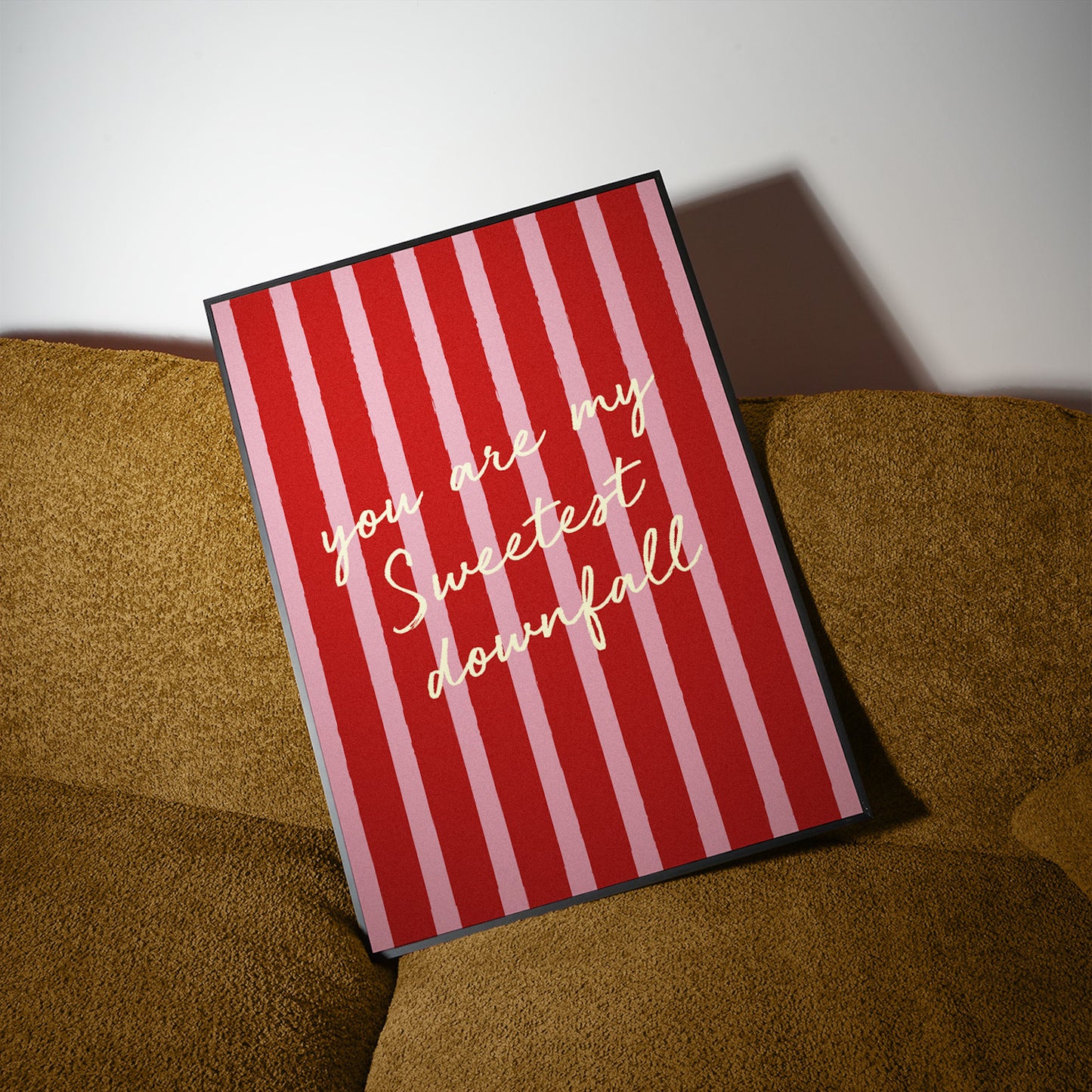 Sweetest Downfall Striped Music Giclée Art Print