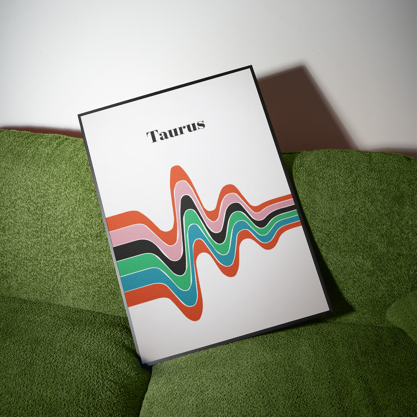 Taurus Zodiac Star Sign Giclée retro Art Print