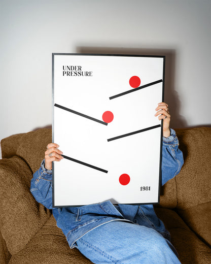Under Pressure retro Giclée Art Print