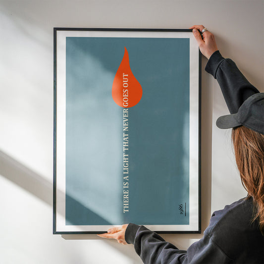 There Is A Light That Never Goes Out retro Giclée Art Print