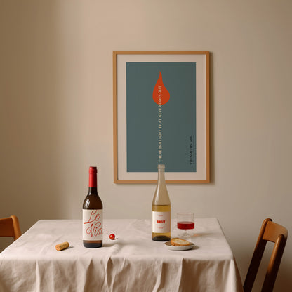 SECONDS SALE There Is A Light And It Never Goes Out Music Giclée Art Print