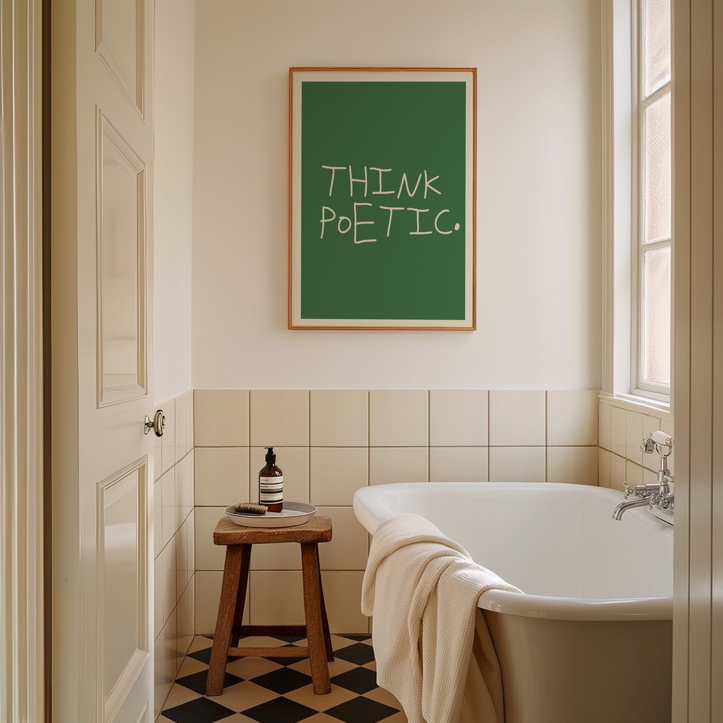 Think Poetic Retro Giclée Art Print