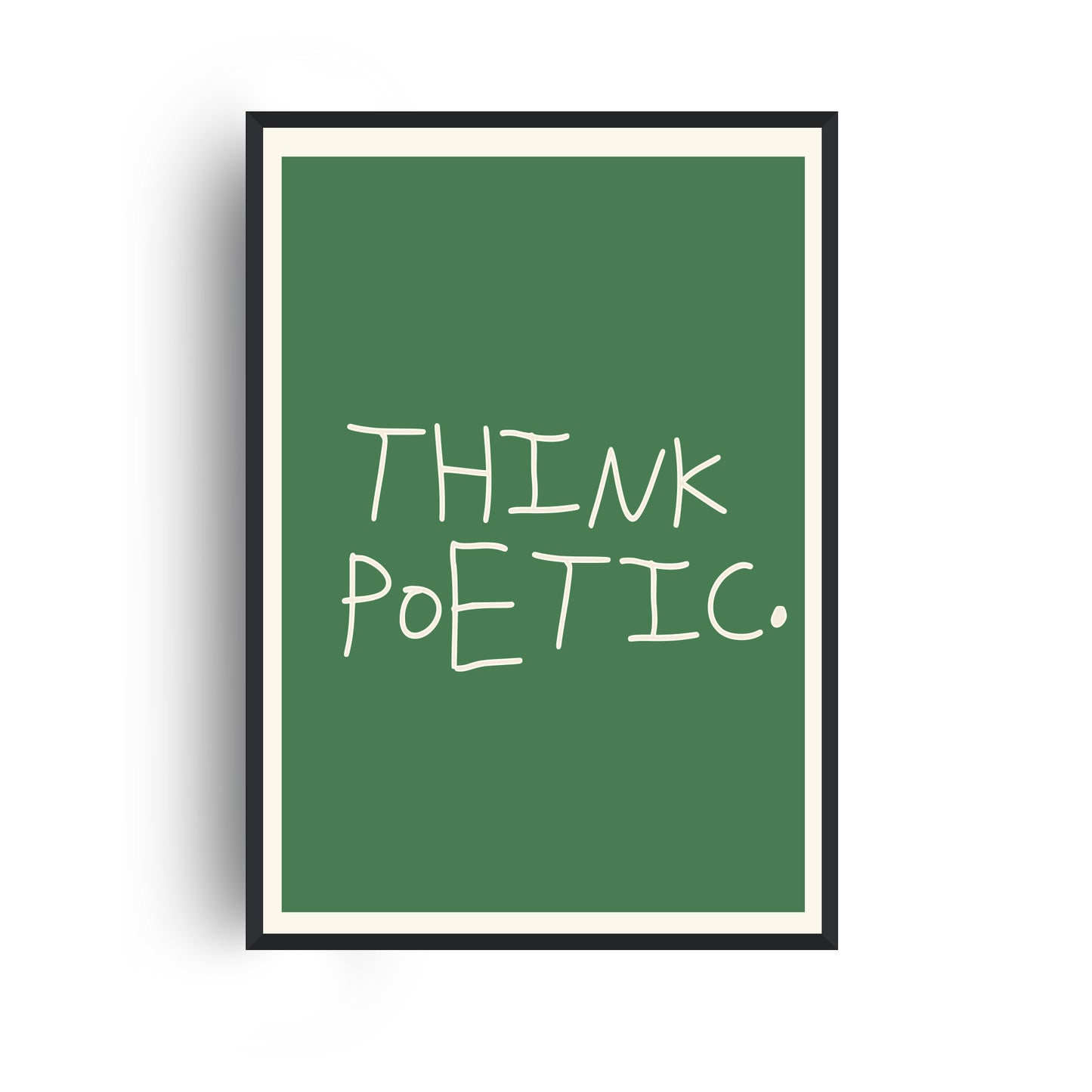 Think Poetic Retro Giclée Art Print